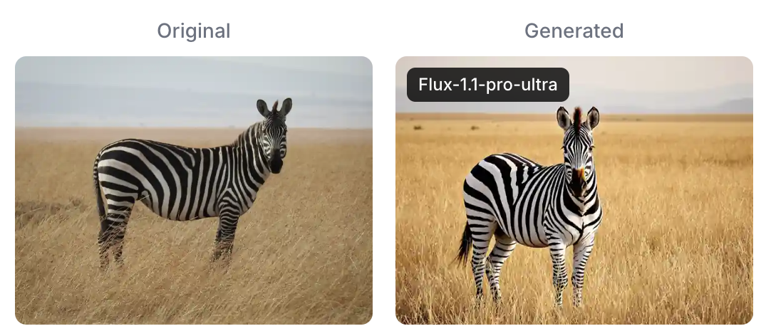 Zebra landscape example